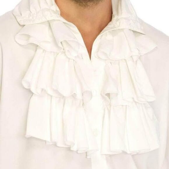 NEW Leg Avenue Mens Ruffle Front Costume Shirt - Picture 5 of 5